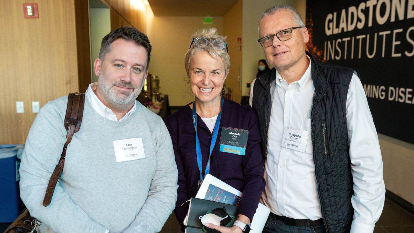 Melanie Ott and attendees at Industry Partnership Forum held at Gladstone Institutes